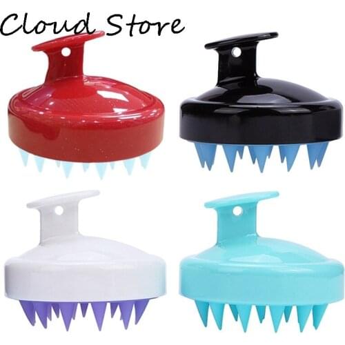Silicone Head Body Scalp Massage Brush Comb Shampoo Hair Washing Comb Shower Brush Bath Spa Slimming Massage Brush