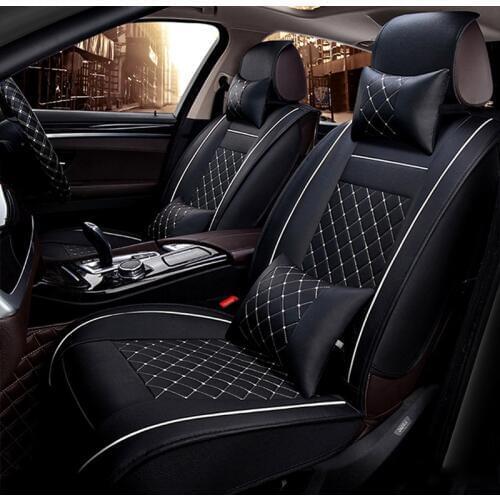 Universal PU Leather car seat covers For Chery Ai Ruize A3 Tiggo X1 QQ A5 E3 V5 QQ3 QQ6 QQme A5 BSG E5 auto accessories styling