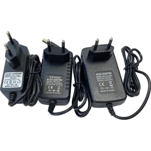 AC 110-240V DC 5V 12V 1A 2A 3A Universal Power Adapter Supply Charger Adaptor Eu Us Au Uk For LED Light Strips CCTV 5050 5730
