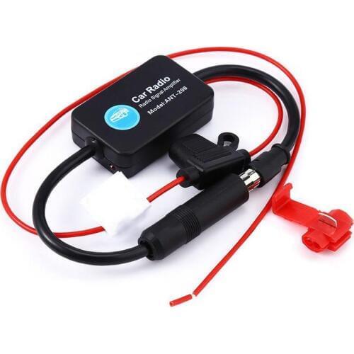 Internal For Universal 12V For Marine Car Vehicle Boat 330mm FM Amplifier Auto Car Radio FM Antenna Signal Amp Amplifier Booster