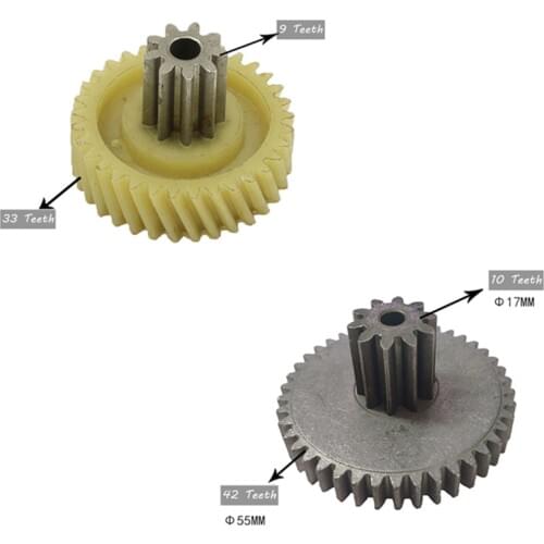 Shredder Gear Repair Parts For X5M/S6/T10/F5M/618/608/G6M Original 9T-33T 10-42T