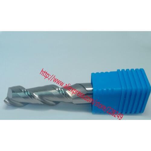 1pc D8*40*D8*150 HRC50 2 Flutes Solid Carbide Flat End Mills For Aluminum CNC Milling Cutters Router Bits