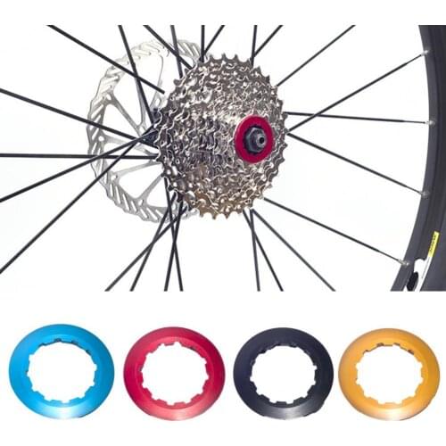 1pc Flywheel Cover Strong Construction Aluminum Alloy Bike Wear-resistant Cassette Cover for MTB Road Bicycle Accessories