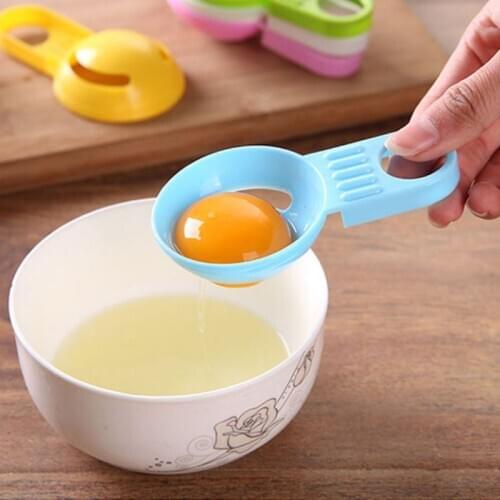 1Pcs Egg Separator White Yolk Filter Sifting Separating Funnel Spoon Egg Divider Tool Kitchen Cooking Accessories