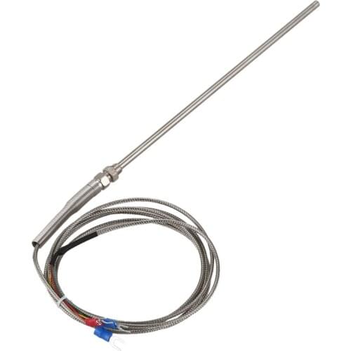2 m Wire Temperature Sensor thermocouple probe PT100 200 mm x 5 mm