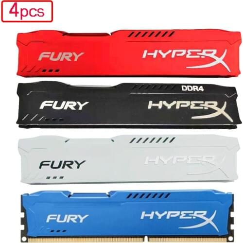 4 Pcs DDR1 DDR2 DDR3 DDR4 Desktop Memory PC ram Heat Dissipation Heatsink Radiator Cooling Heat Sink Cooler