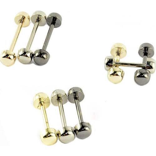 40pcs Handbag Golden Buckles, Purse Dumbbell Screw, Barbell Screw, Studs