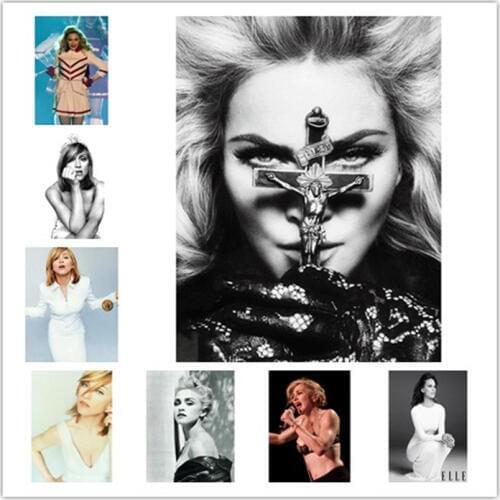 Full Square/Round Drill 5D DIY Diamond Painting "Dance-pop star Madonna" 3D Embroidery Cross Stitch 5D Rhinestone Decor WG1457