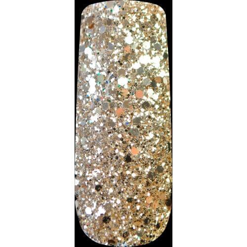 Nail Art Glitter Powder Tyrant Gold Hexagonal Sequins Powder Dust Mix Size Nail Glitter Powder Flash Acrylic Manicure Nail 265