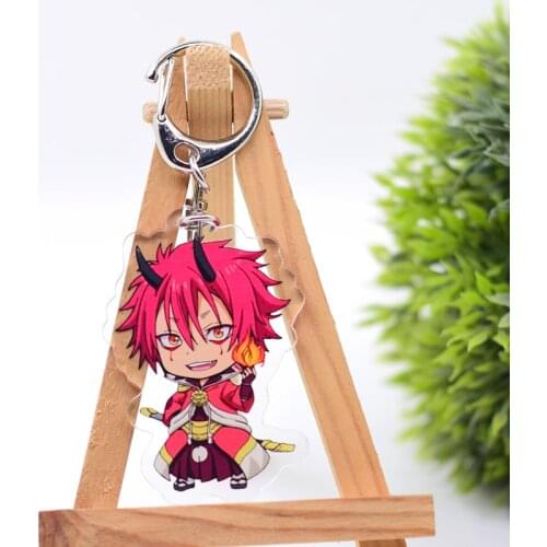 WL0922 Chibi Keychain Acrylic Cartoon Keyring Accessories That Time I Got Reincarnated as a Slime