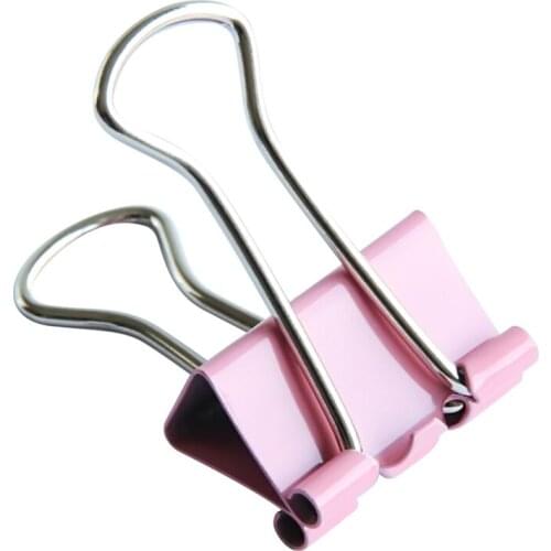 DL Effective 8555 color long tail clip 40 cylinder Piaoga dovetail clip 19mm metal dovetail tail Exquisite office supplies