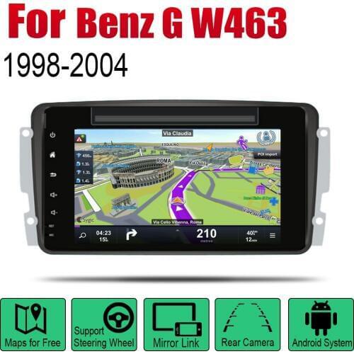 For Mercedes Benz G W463 1998 1999 2000 2001 2002 2003 2004 NTG Android Auto Radio DVD Car Multimedia Player GPS Navigation
