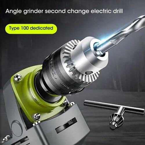 10mm Angle Grinder Drill Chuck Convert Angle Grinder To Electric Drill Chuck Adapter Drill Tool Accessorie For Angle Grinder M10