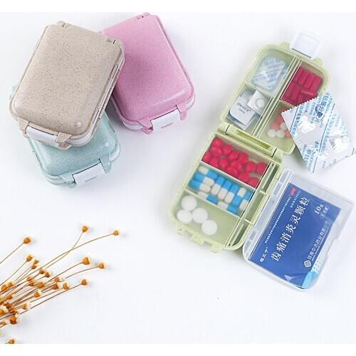 Portable 3 Grids Pill Box Mini Medicine Tablet Week Pillbox Case Container Organizer Health Care Drug Travel Divider Tool
