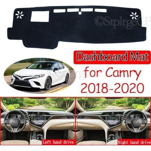 For Toyota Camry 70 XV70 2018 2019 2020 Anti-Slip Mat Dashboard Dash Cover Pad Sunshade Dashmat Protect Carpet Car Accessories