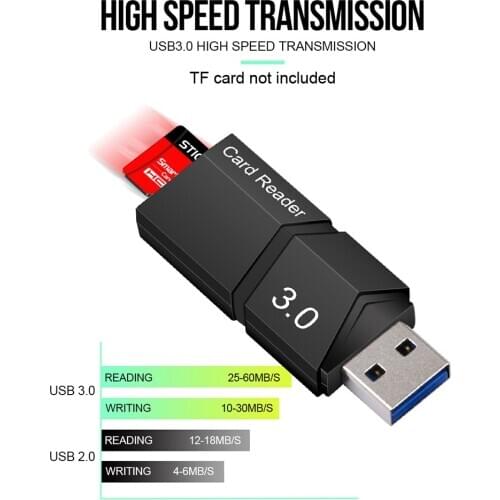 USB 3.0 Connector Card Reader Micro SD Adapter Smart TF Card Reader Smart Memory Card Adapter For Computer PC Laptop