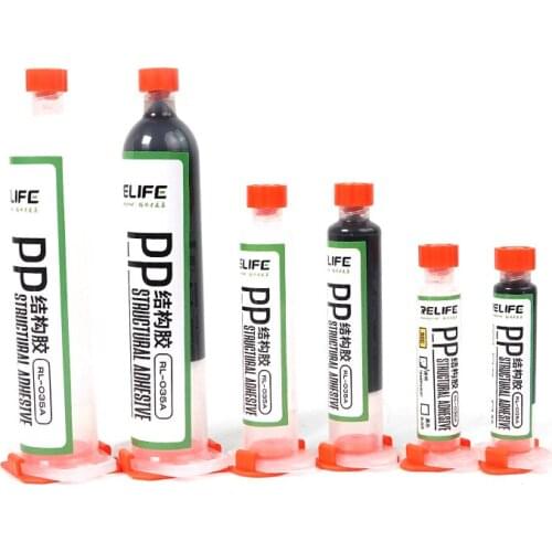 RELIFE RL-035A PP Structural Adhesive Black /Transparent Bonding Glue For iPhone Samsung Middle Frame Back Cover Repair Tools