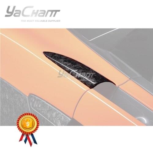 Car-Styling Carbon Fiber Forged Carbon Weave Side Air Intake Fin Fit For 2018-2021 600LT OEM Style (Same for 540C570S Upgrade)