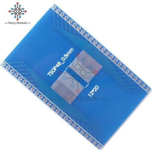 TSOP48 to DIP48 0.5mm Pitch Interposer Board PCB Board Adapter Plate Best Quality