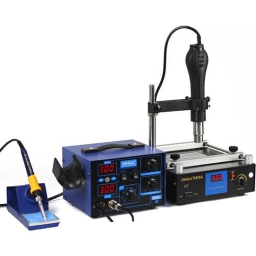 YIHUA 853A Heater Station Preheat Station and 862D+ Soldering Station Rework Preheating Machine