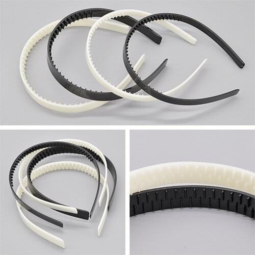 Free shipping women DIY 0.9cm Flat black headband hairbands girls headbands ladys headwear hair accessories