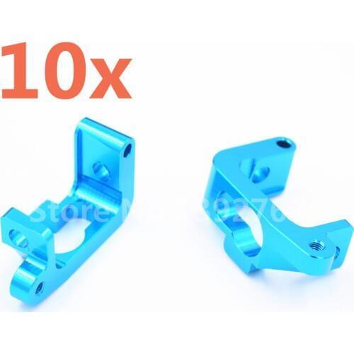 10Pcs RC Car HPI Aluminum Alloy Front Hub Carrier(L/R)(Al.) For 1/10 Scale Models BULLET3.0 ST/MT/WR8 RC Cars Remote Control Car