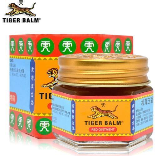 100% Original White Red Tiger Balm Super Extra Strength Pain Relieving Ointment Cream 19.4g
