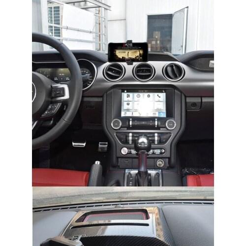 2021 Suitable For 15-20 Carbon Fiber Watermark Dashboard（price Not Real）Mustang Storage Box