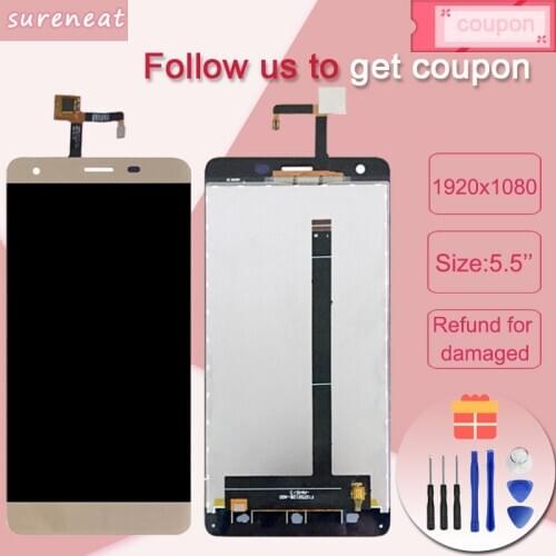 5.5" For Oukitel K6000/K6000 Pro LCD in Mobile phone LCD Display+Touch Screen Digitizer Assembly lcds with tool 1920x1080P Stock