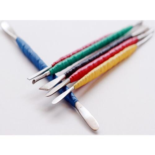 6pcs/set Clay Tools Pottery Sculpture Handmade Art DIY Clay Clay Tool Stainless Steel Double Heads Home Handicraft Tools Perfect