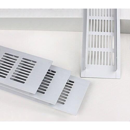 Aluminum Alloy 80mm Vents Perforated Sheet Air Vent Perforated Sheet Web Plate Ventilation Grille Vents Perforated Sheet