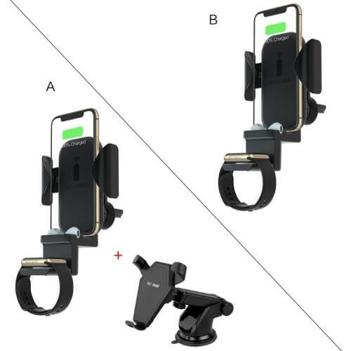 3 IN 1 Fast Car Wireless Charger Charging Station For iPhone Apple Watch AirPods Earphone with Holder Bracket