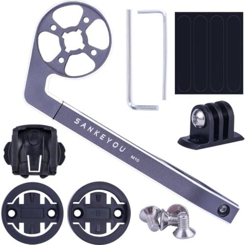 Sports Camera Bicycle Handlebar Mount Aluminum Alloy Bicycle Code Table Computer Holder Bracket for Light 31.8mm Bar jlrr