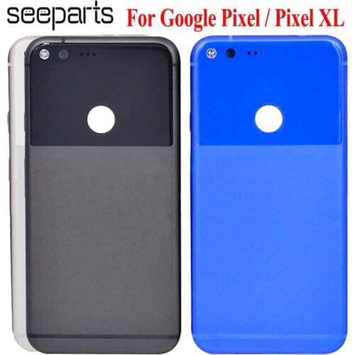 For 5.5" Google Pixel XL Battery Cover Door Back Housing Rear Case For 5.0" Google Pixel Battery Door Replacement Parts
