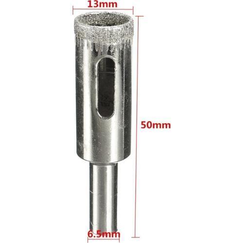 Best Quality 10Pcs/Set 13mm 1/2 Inch HSS Diamond Coated Hole Saw Core Drill Bits Rotary Tool For Glass Store Wood