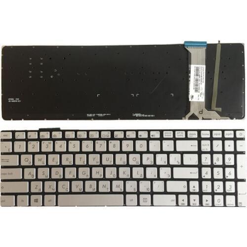New FOR ASUS ZX50JX ZX50VW ZX50VX ZX70VW ZX70 ZX70V backlit Russian RU laptop keyboard silver