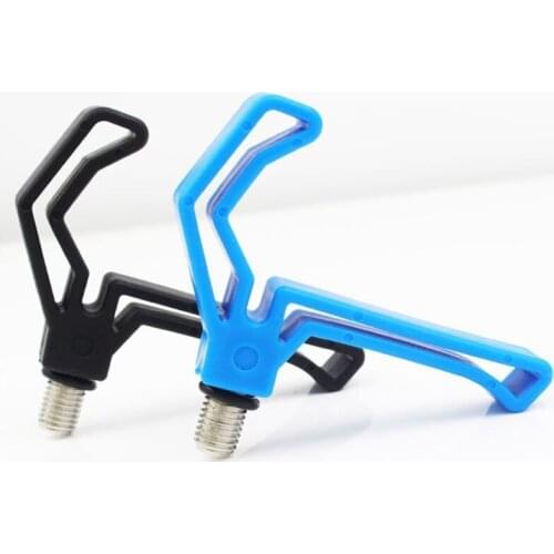 M3/8 Plastic Fishing Rod Rest Gripper Head Carp Fish Rod Holder Bracket Support Stand Tackle
