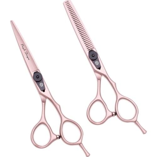 Professional Scissors 5.5" 6.0" Japan 440C Purple Dragon Hair Cutting Scissors 62HRC Babrer Thinning Shears 9015# Styling Tool