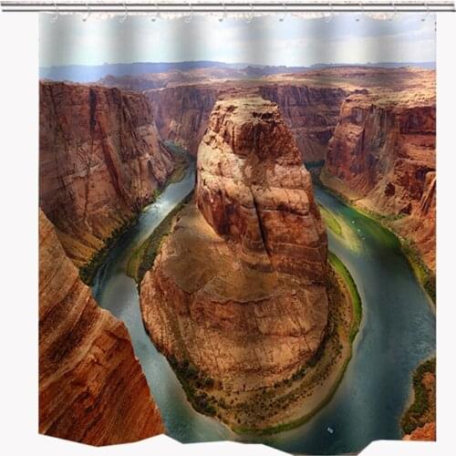 Grand Canyon Shower Curtain Waterproof Curtain For Bathroom Drop Shipping Bath Curtain