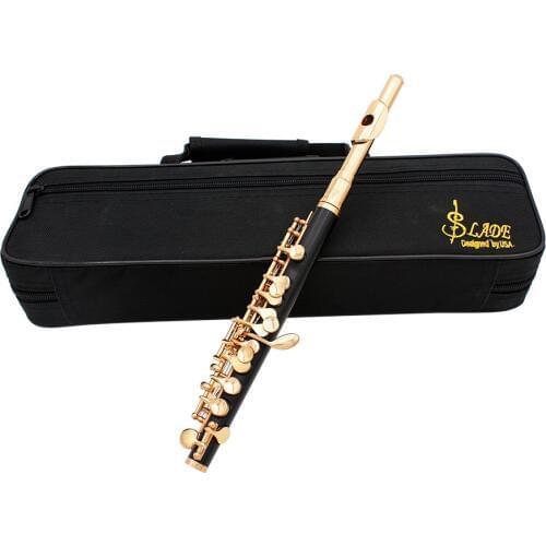 SLADE Piccolo Flute Instrument C Key Tone + Cleaning Cloth + Cleaning Rod + Screwdriver Set + Lubricating Oil + Storage Case