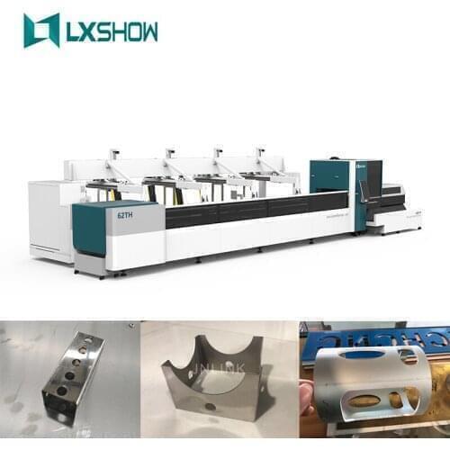Stainless steel tube laser cut cnc fiber laser pipe cutting machine