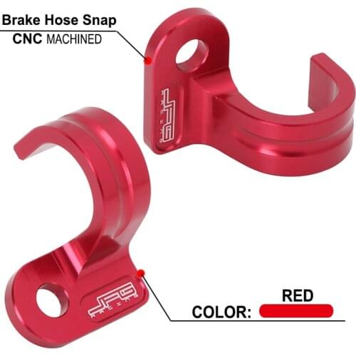 Motorcycle CNC Brake Hose Line Holder Clamp Snap For Honda XR250R XR250L XR600R CR80R XR650L XR400R CR85R VTR1000F