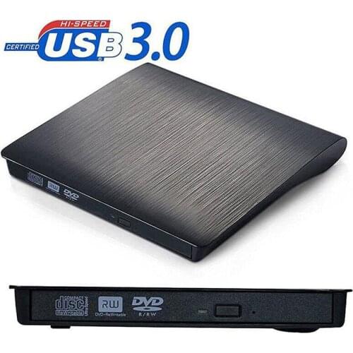 USB 3.0 External Drive DVD-ROM DVD RW CD color Burner Player Portable Reader Slim for Windows7/8/10 Laptop PC Computer