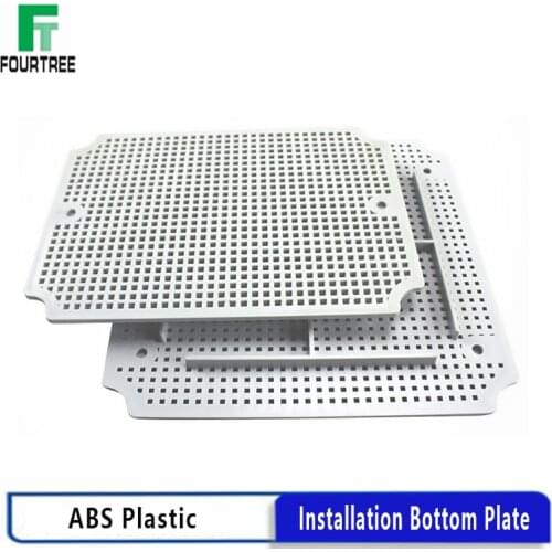IP67 Waterproof Plastic Enclosure Box Installation Bottom Plate ABS Material Accessories