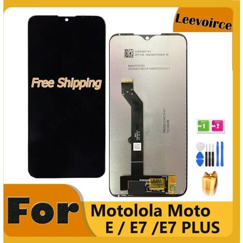 Tested For Motorola Moto E7 Plus LCD E 2020 LCD Display Touch Screen Digitizer Assembly Parts Free Shipping LCD For Moto G9 Play
