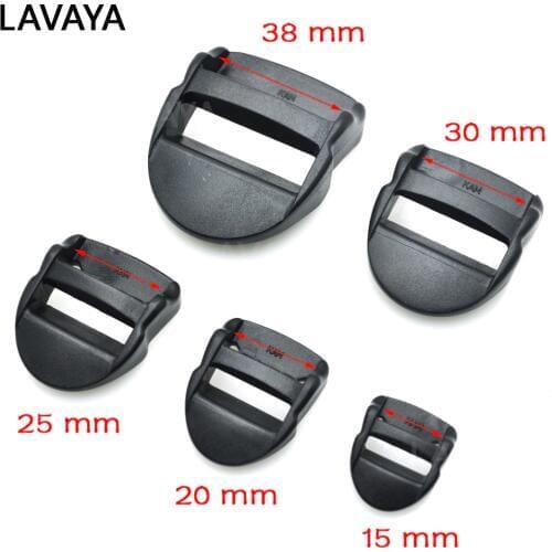 1pcs 15mm 20mm 25mm 30mm 38mm Ladder Lock Slider Plastic Buckles Backpack Straps For Student bag Travelling bag