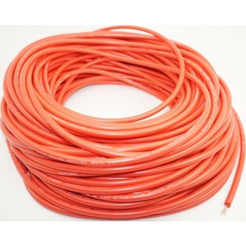 10meter/lot 40KV Flexible Silicone Wire Cable Soft High Temperature Tinned copper