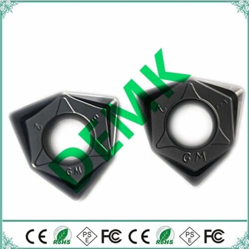 10pcs WNMU080608 Face Milling Heavy Duty Double Face Milling Cutter Mill Tungsten Carbide Cutter Plate Lathe stainless steel