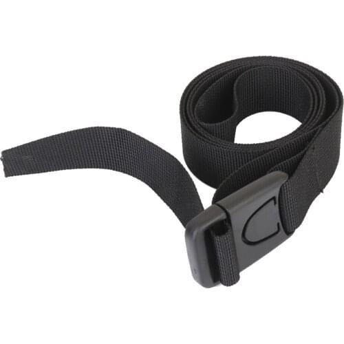 120cm Multifunctional Outdoor Survival Utility Waist Band Belt Strap Safety Gear Easy Push Buckle Black