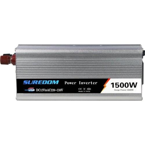 1500W Inverter Vehicle-mounted Inverter Solar PV Inverter Power Supply Vehicle-mounted Power Converter